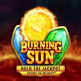 Burning Sun slot logo by Wazdan at Glorion Casino
