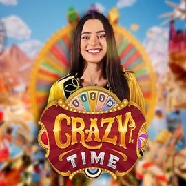 Crazy Time logo by Evolution Glorion Casino