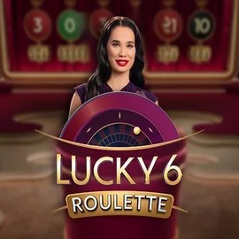 Lucky 6 Roulette slot logo by Pragmatic Play at Glorion Casino