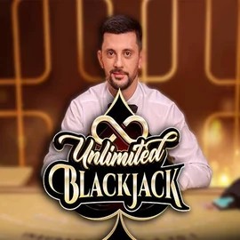 Unlimited Blackjack slot visual from Ezugi available on glorionscasino.ca